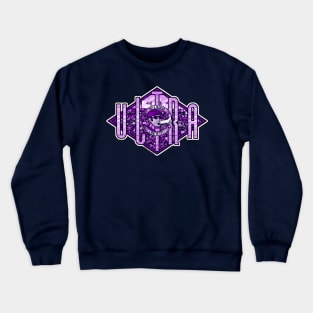 VECCHIO ULTRAS by Wanking Class heroes! (purple and white edition) Crewneck Sweatshirt